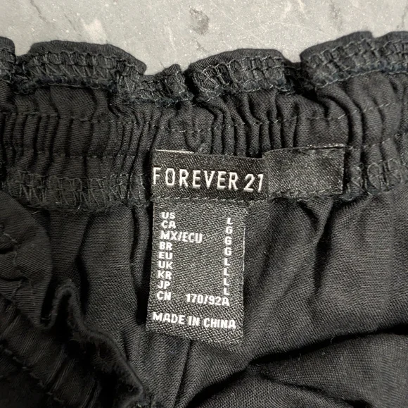 Forever 21 Elegant Black Long Sleeve Dress - Picture 2 of 4